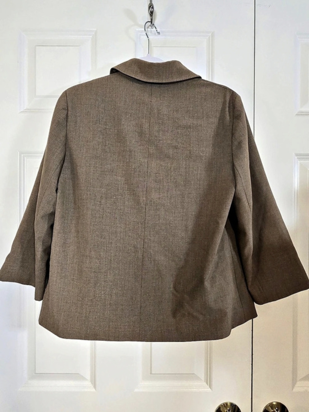 Tan Button Front Blazer - Picture 4 of 4